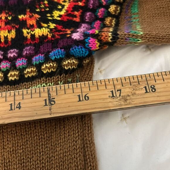 Alpaca knit, cardigans hoodie size small from Peru - Picture 4 of 10